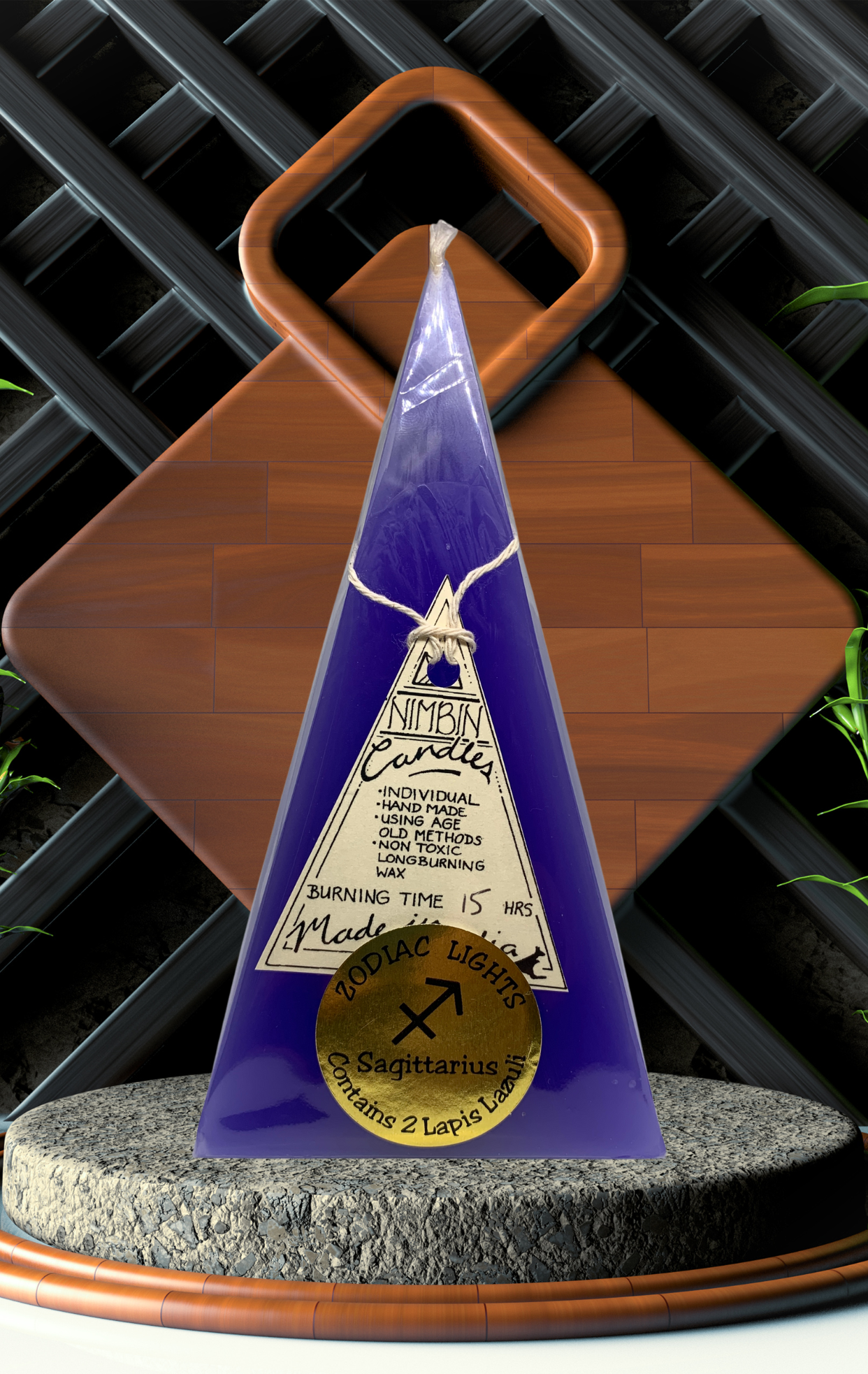 Pyramid Candle Zodiac Lights