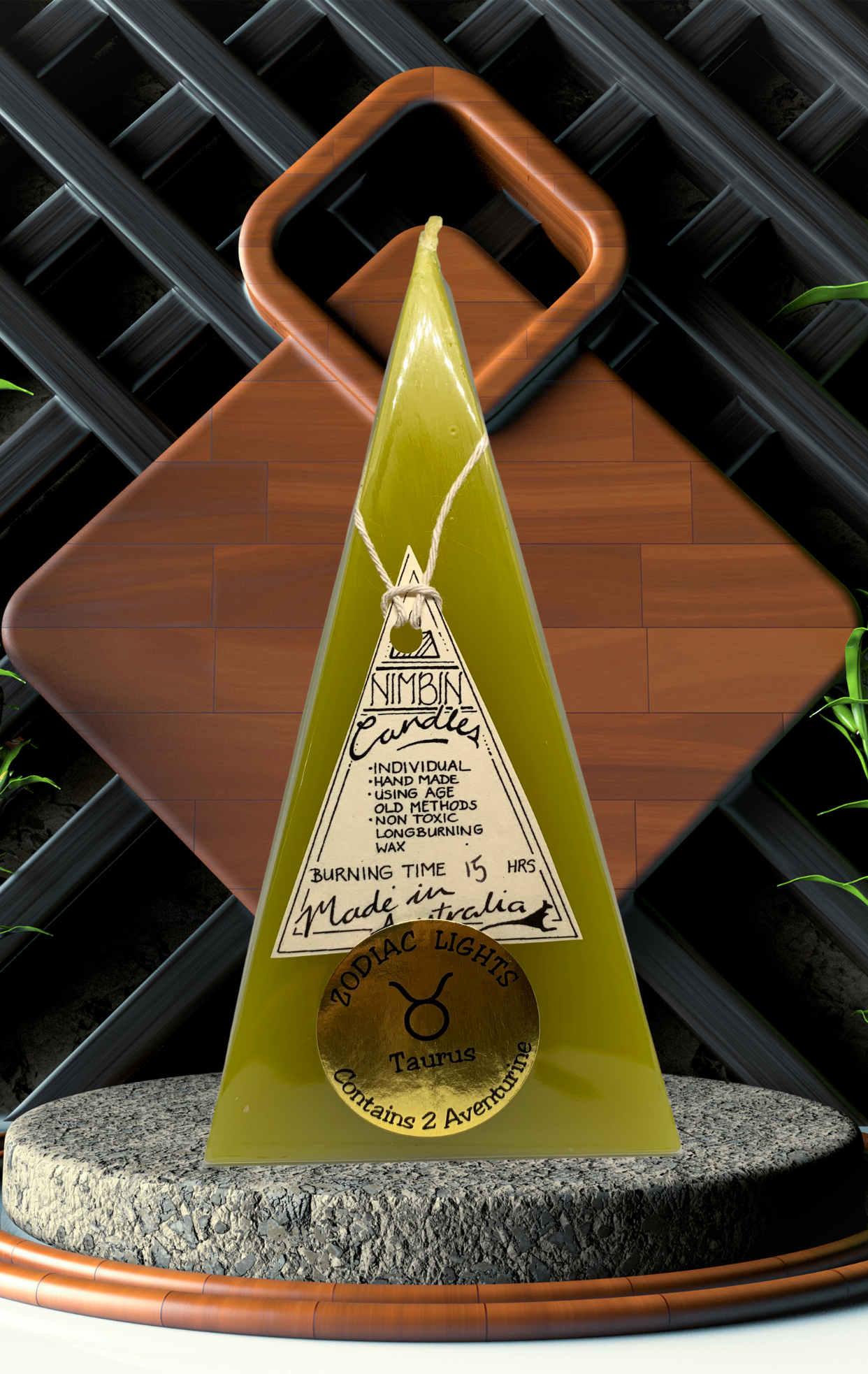 Pyramid Candle Zodiac Lights