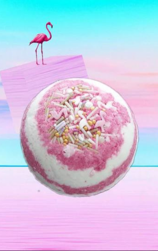 PINK FLAMINGO BATH BOMB
