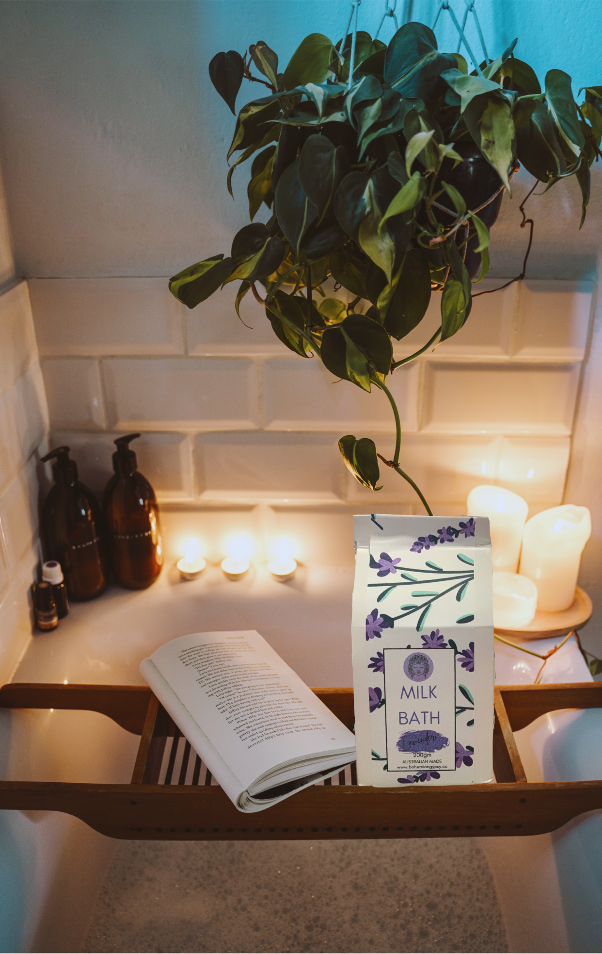 Lavender Milk Bath.