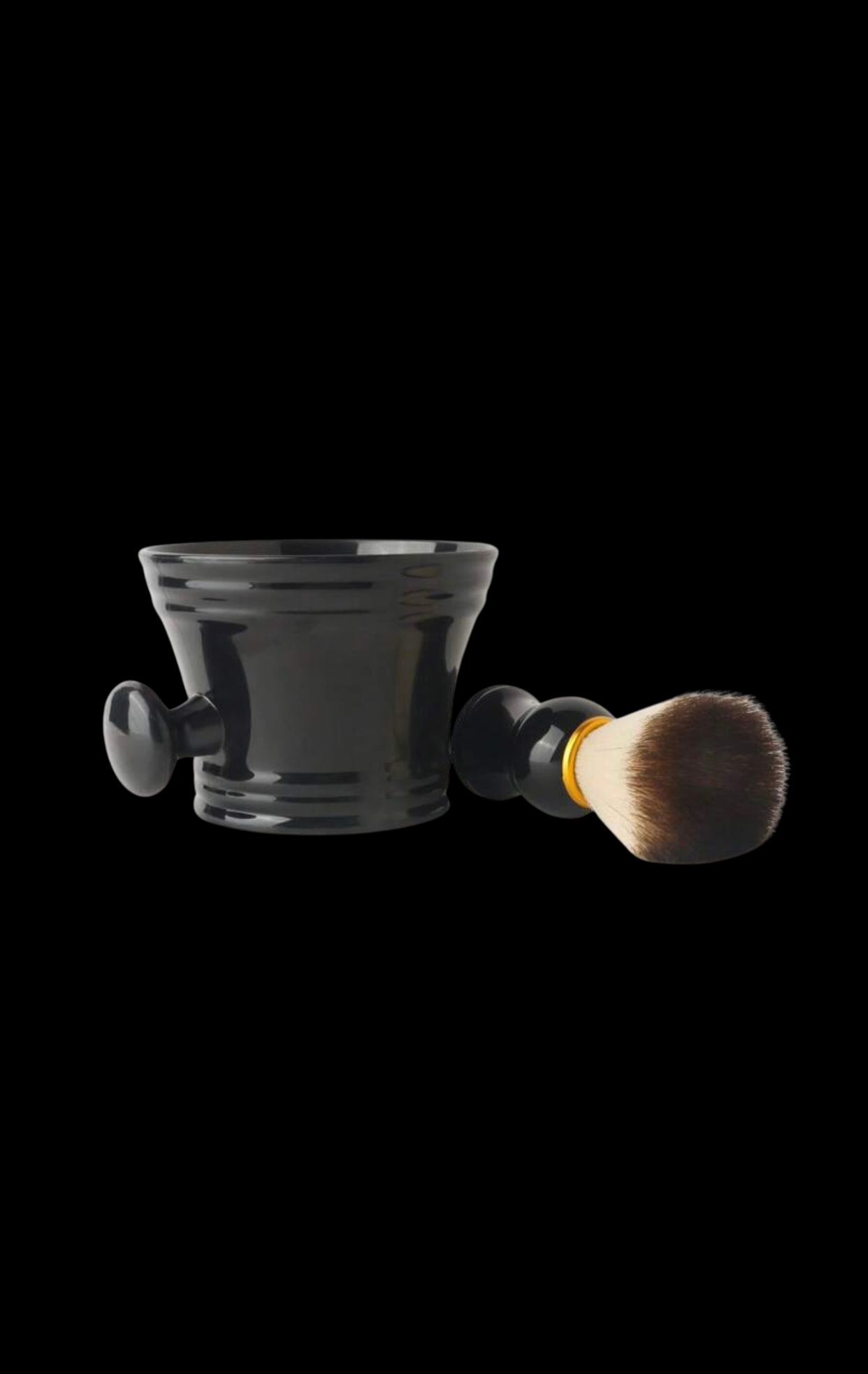SHAVING BOWL & BRUSH