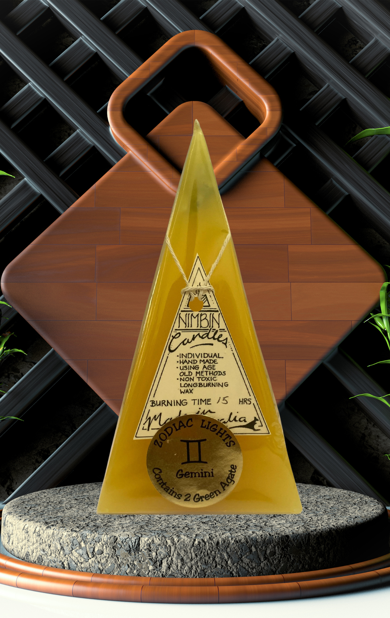 Pyramid Candle Zodiac Lights