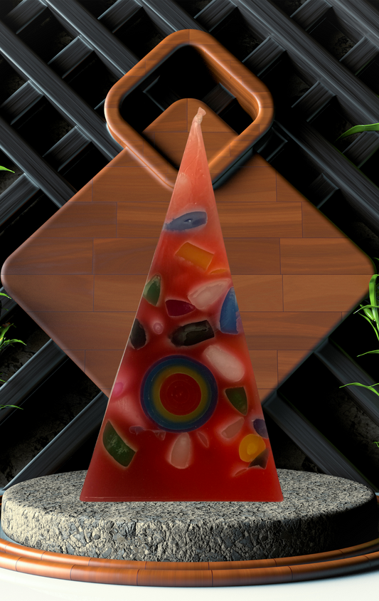 Sandalwood Pyramid Candle