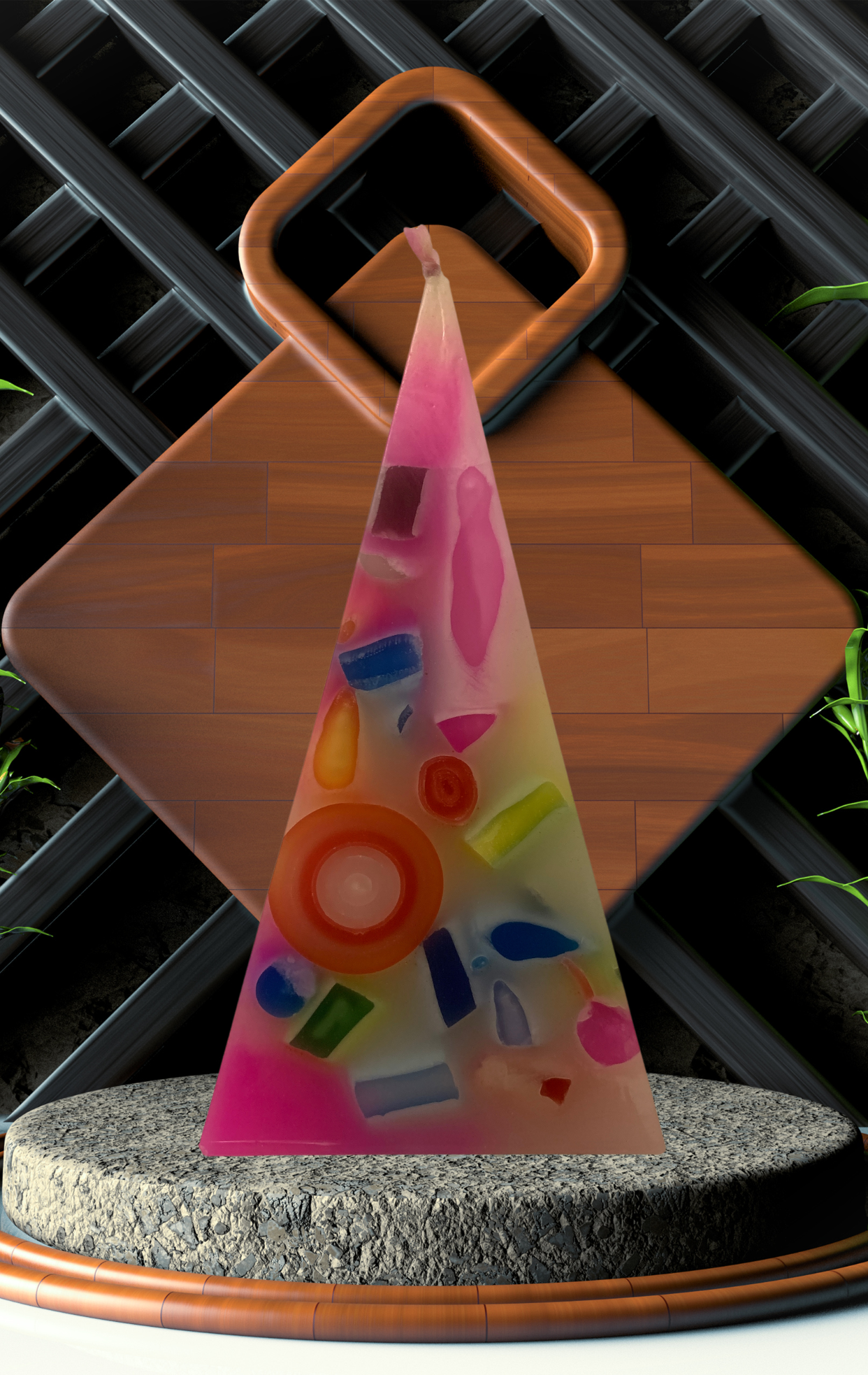 Vanilla Pyramid Candle