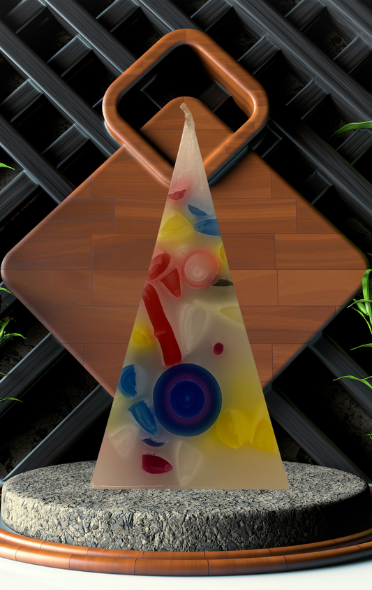 Coconut Pyramid Candle