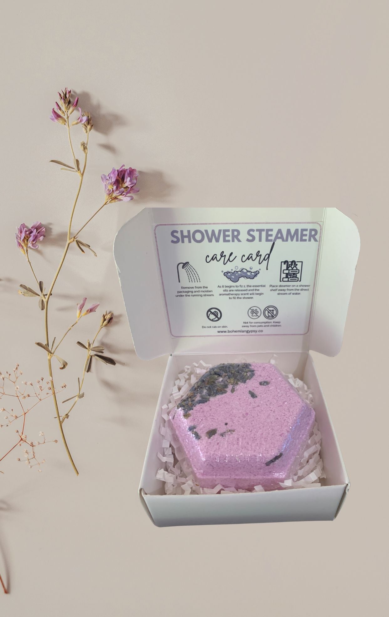 BOTANICAL SHOWER STEAMERS