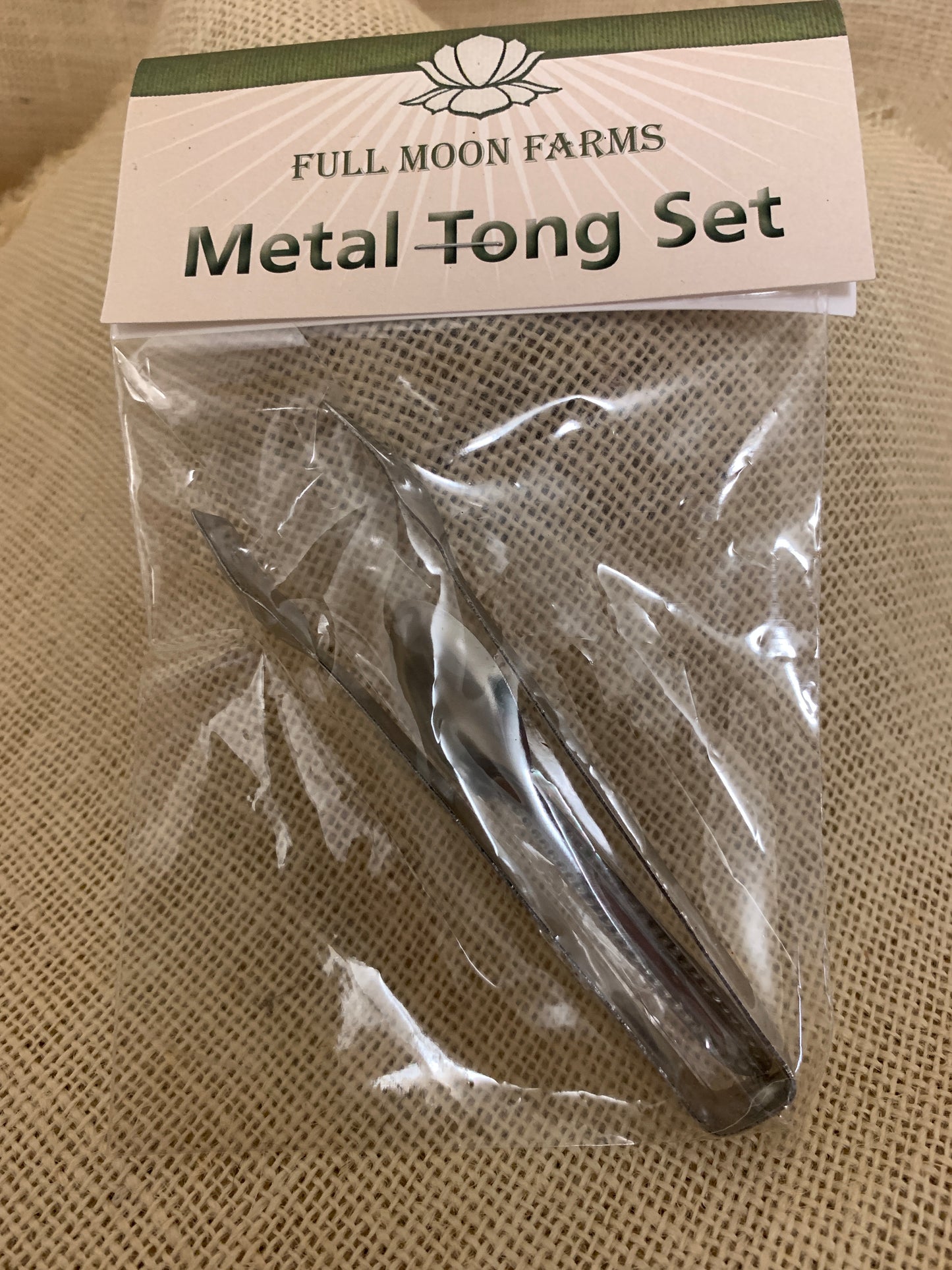 Metal Tong Set.