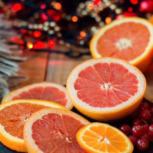 RED CURRANT GRAPEFRUIT WAX MELTS.