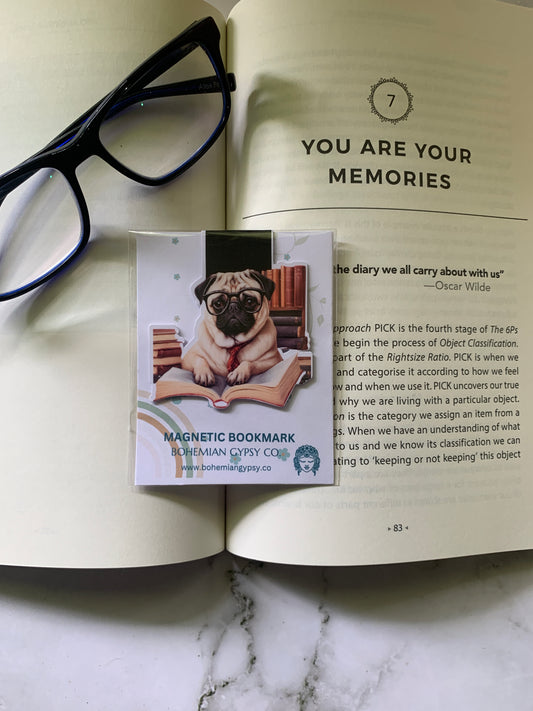 PERFECT PUG MAGNETIC BOOKMARK.