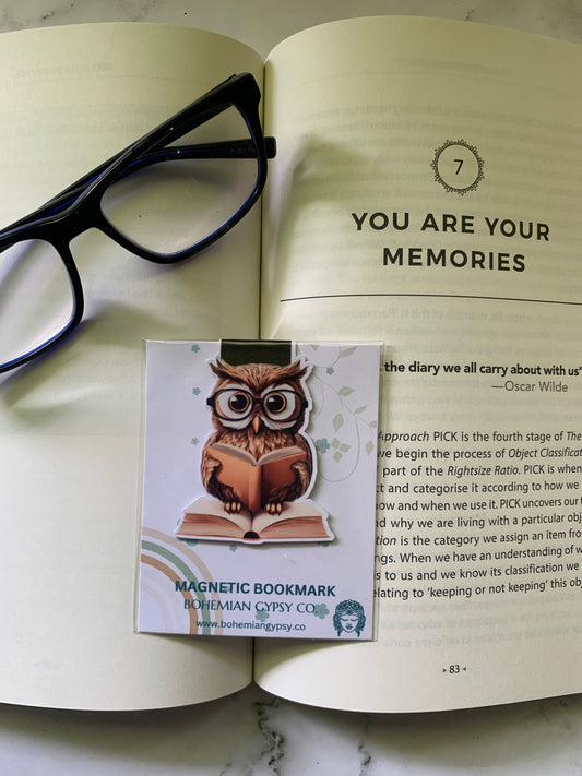 WISE OWL MAGNETIC BOOKMARK