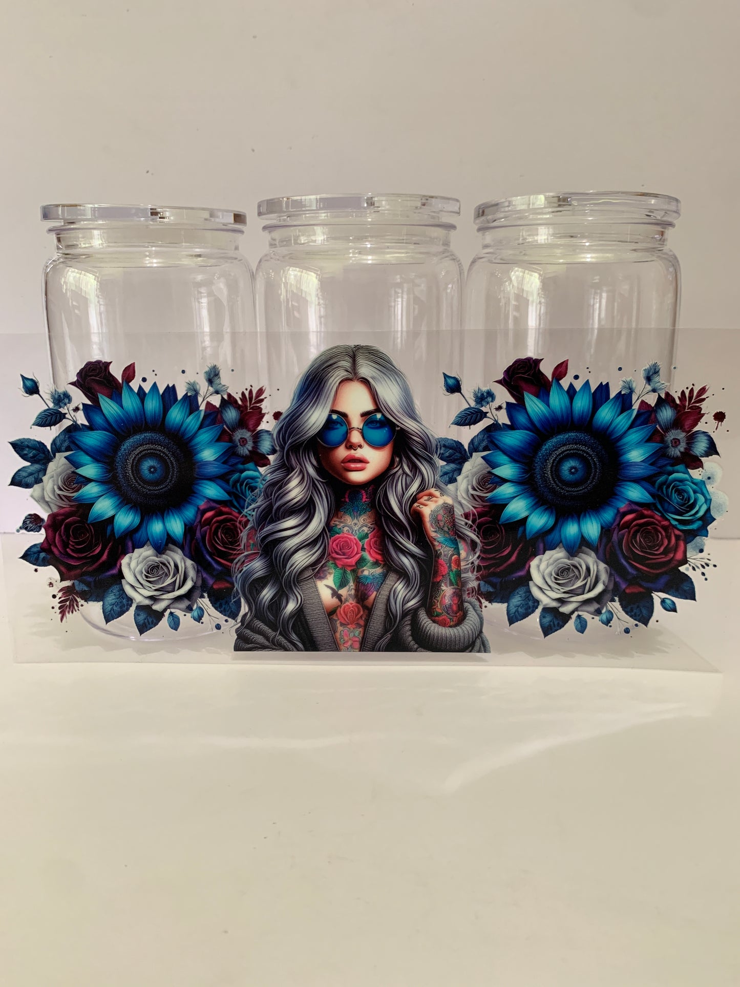 TATTOOED GIRLS TUMBLERS