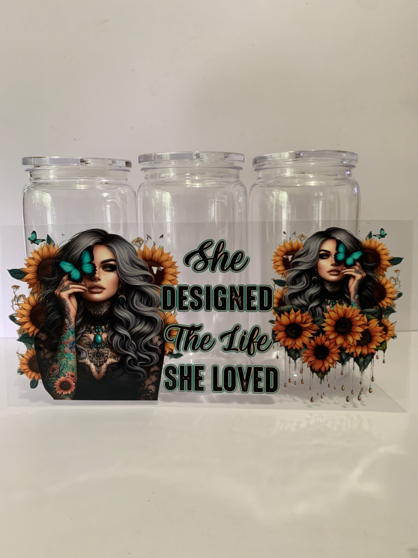 TATTOOED GIRLS TUMBLERS