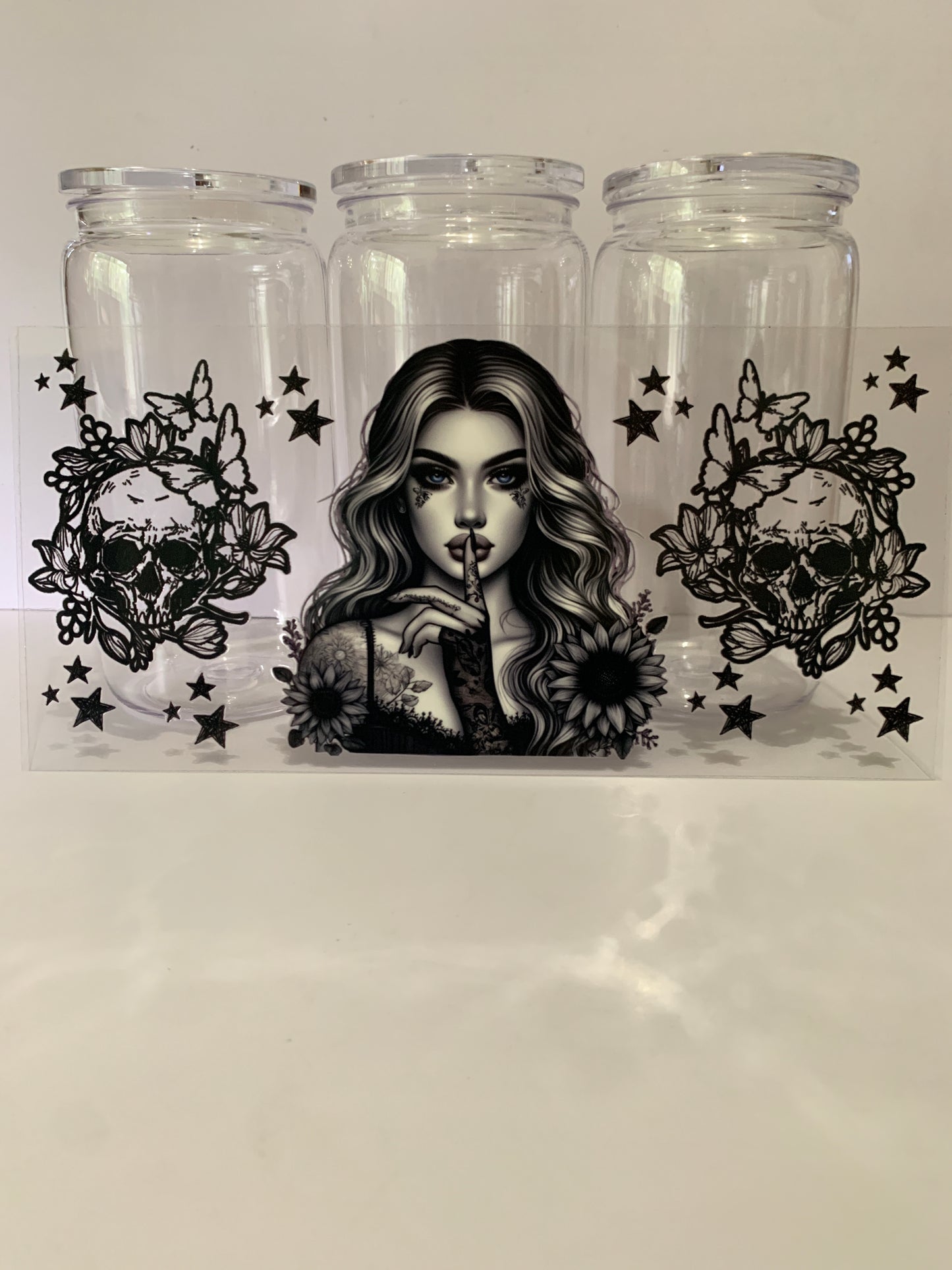 TATTOOED GIRLS TUMBLERS