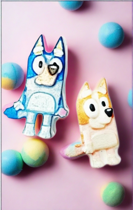 Blue Heeler & orange dog Bathbomb