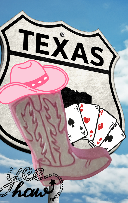 Texas Hold 'Em Cowgirl boot Bath Bomb