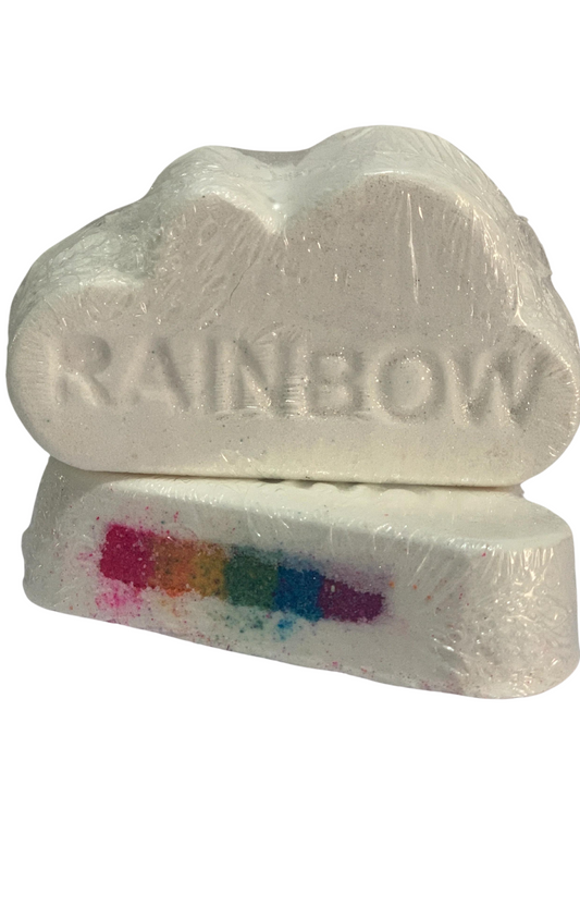 Rainbow cloud bath Bomb-