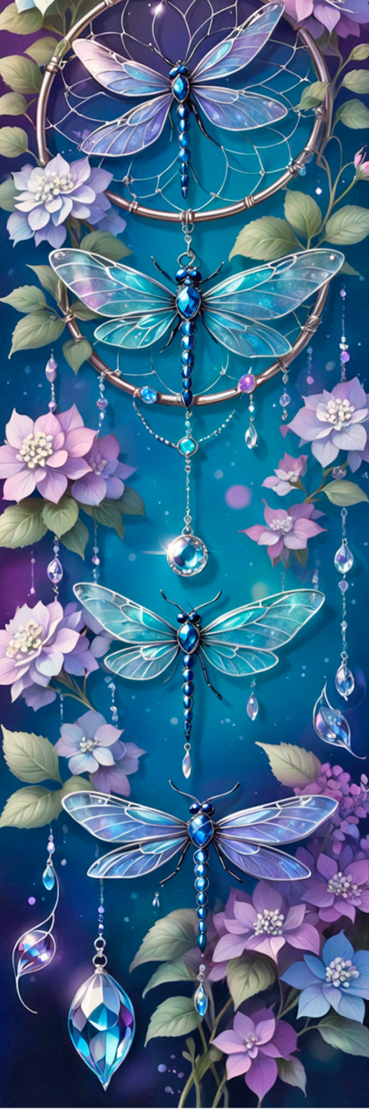 FLUTTERING FOUR DRAGONFLY BOOKMARK