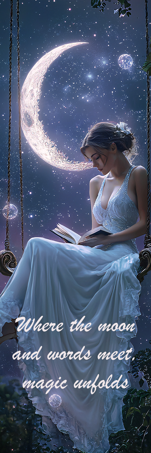 LADY MOON MAGIC BOOKMARK