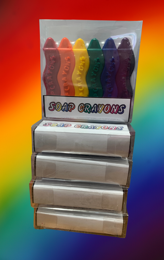 Bath soap crayons