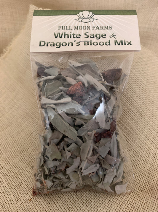 White Sage & Dragon's Blood Smudge Mix